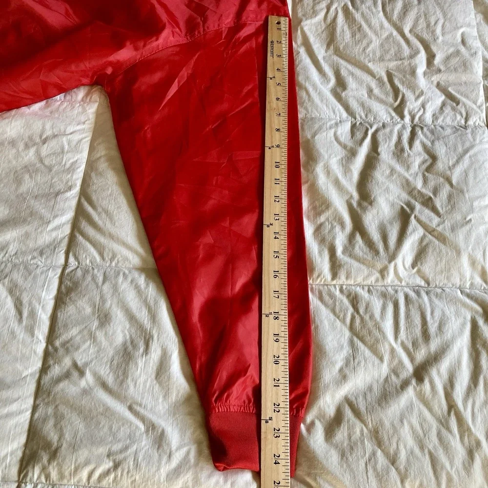 Vtg Red Oak Sportswear Georgia Bulldogs Pullover Windbreaker Jacket Mens L EUC